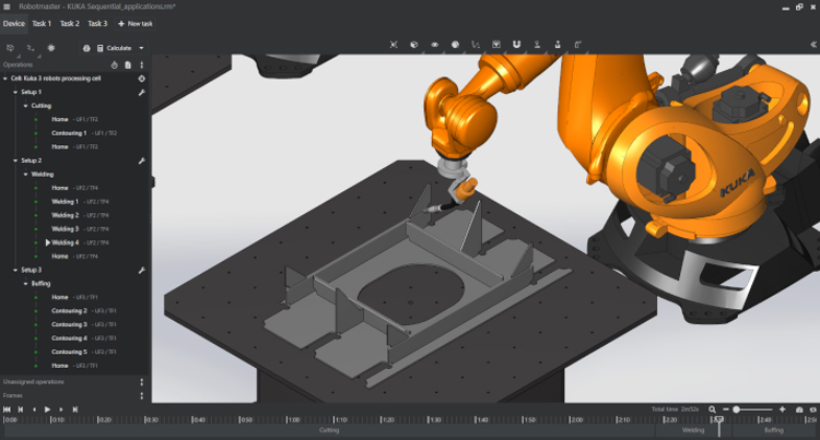 Image of improved programming for single robots