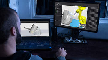 Robotmaster 오프라인 프로그래밍 소프트웨어 사용